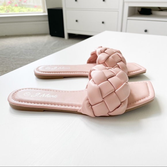 J.Mark Nude Braided Slide Sandal Passion-99 - Picture 3 of 12